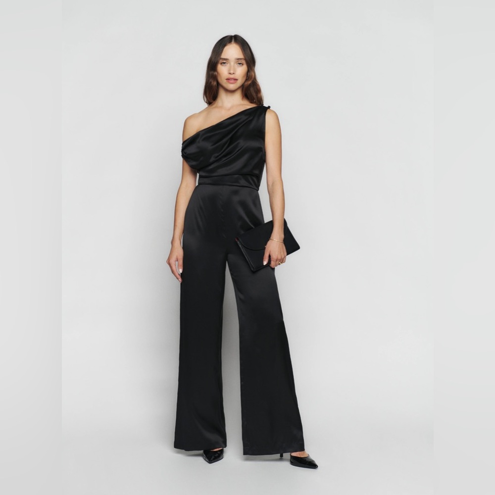 Reformation Silk Annika Jumpsuit - New with Tags